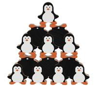 Goki 58683 Penguin Set Stacking and Fit Toys, Multi-Coloured (Multi-Coloured)