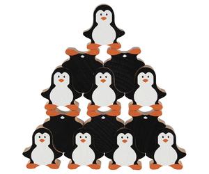 Goki 58683 Penguin Set Stacking and Fit Toys, Multi-Coloured (Multi-Coloured)