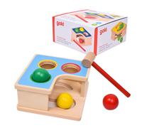 Goki 58864 Hammer Bench and Ball Track, Mixed