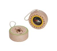 goki 60700 Compass Spider Ø 5 cm, Wood and Plastic, Natural