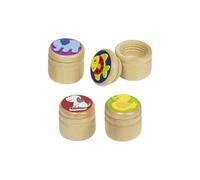 Goki 60915 Milk Teeth Box, Elephant, Duck, Fish, Dog, Mixed