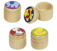 GoKi 60915 - Scatola per denti da latte, elefante, anatra, pesce, cane, mista