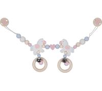 Goki 65234 Pram Chain Horses, Pastel Colours, Small