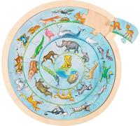 Puzzle animali circolari