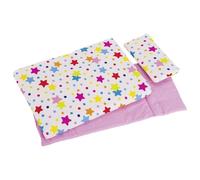 Goki Biancheria Letto Bambola 3 Pezzi Stelle 51564, Neuwertig