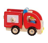 Goki - Camioncino dei Pompieri in Legno - NUOVO