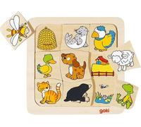 Goki-Chi Vive Dove Puzzle, Multicolore, 56881