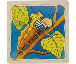 Goki con un puzzle di legno - farfalla 1 St