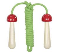 Goki corda per saltare maniglie in legno giocattoli multicolore fungo
