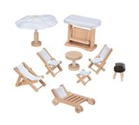 GOKI Dollhouse - Garden Furniture