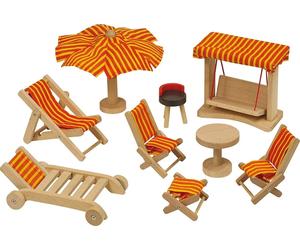 GoKi Dolls' House Garden Furniture