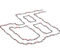 goki Flexi Roads 53765 - Set da gioco per la costruzione di strade, 135 pezzi, sistema stradale flessibile, giocattolo creativo per bambini dai 3 anni in su
