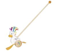 Giocattolo a pressione Arcobaleno Anatra Lou