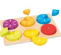 Goki - Goki Houten Leerpuzzel Breuken 22dlg. NUOVO