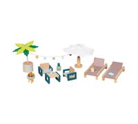 Goki - Goki Houten Poppenhuis Tuinmeubelset Mallorca NUOVO