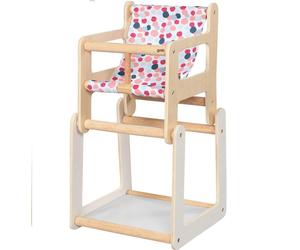 GOKI Highchair Doll Highchair with Table