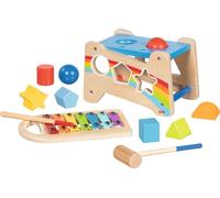 Goki houten hamerbank xylophone sorteerfunctie educatief speelgoed
