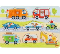 goki- Puzzle a Incastro, Veicoli, 57400