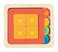 Goki- Puzzle a Strati, Forme II Pavimento, Multicolore, 57350