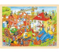 Puzzle In Legno Puzzle Da Inserire Cantiere 96 Pezzi Goki 57670 Da 5 Anni