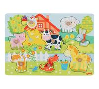goki puzzle in legno animali della fattoria 1 St