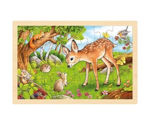 goki puzzle giostra in legno 24 pezzi 1 St