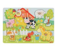 goki puzzle in legno animali della fattoria 1 St