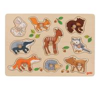 goki puzzle in legno animali della foresta 1 St