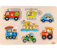 GOKI puzzle in legno con mezzi di trasporto