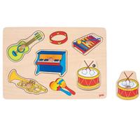 Goki Puzzle in legno con suoni - strumenti musicali