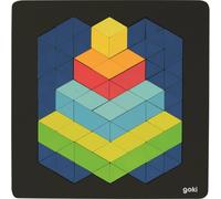 goki puzzle in legno effetto 3D piramide 82 pezzi 1 St