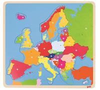 Goki puzzle in legno Mappa d'Europa 35 pezzi