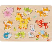 Goki puzzle in legno per bambini - Cuccioli