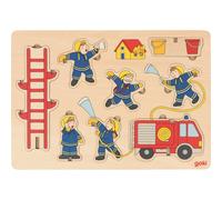 goki puzzle in legno pompiere 2in1 1 St