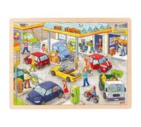 Goki puzzle in legno stazione di servizio 96 pezzi