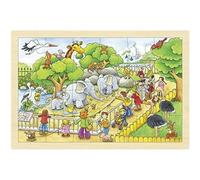 goki puzzle in legno visita allo zoo 24 pezzi 1 St