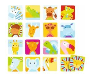 goki Safari Memory Game of Wood 1 St