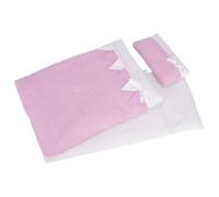 Goki Set Di Biancheria Per Bambole 3 Pezzi Rosa A Righe 51589