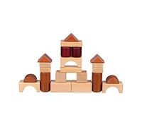 Goki - Set di Costruzione in Scatola di Legno, Colore Marrone (58450)