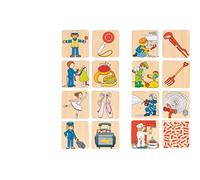Goki- Set di Memoria per Lavoro da Tavolo, Colore: Multicolore (56775)