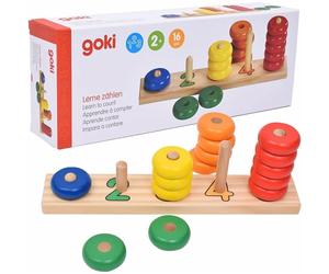 Goki Stacking puzzle of Wood Paint 1 St