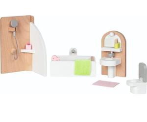 Goki - Style Doll Furniture, Bathroom, Bathtub: Houses Accessories, Multicolor (