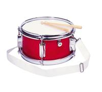 Goki Tamburo con rullante in metallo, rosso