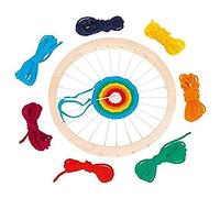 Goki- Giocattolo Rotondo per Tessitura, Multicolore, Small, 58783