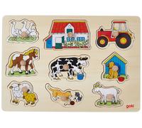 Puzzle in legno con maniglie Fattoria GOKI
