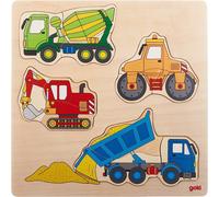 goki Wooden puzzle Construction Machinery 1 St
