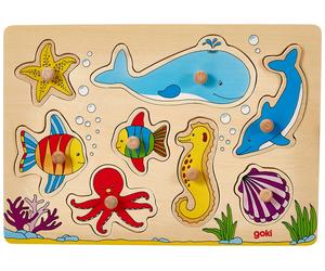 GoKi Wooden Underwater World Puzzle