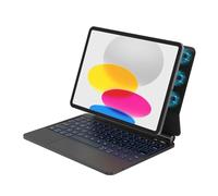 GOKOCO Custodia magnetica per tastiera per iPad 2025 di 11a generazione A16 e 2024 di 10a generazione da 11 pollici, copertura per tastiera tablet A16 da 11", visualizzazione multi-touch e