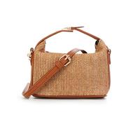 GOKTOW Borsa a tracolla in paglia intrecciata da donna, piccola borsa tote in rafia per vacanze estive al mare 2024, Marrone, Taglia unica