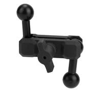 Goktvai 17mm Braccio Estensore con Rotula, Rotazione 360° Alluminio Barra Estensore Supporto Telefonico Adattatore con Doppia Soletta per Supporto Telefonico Auto Porta-GPS Cruscotto